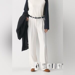 Aritzia low rise effortless crepe birch